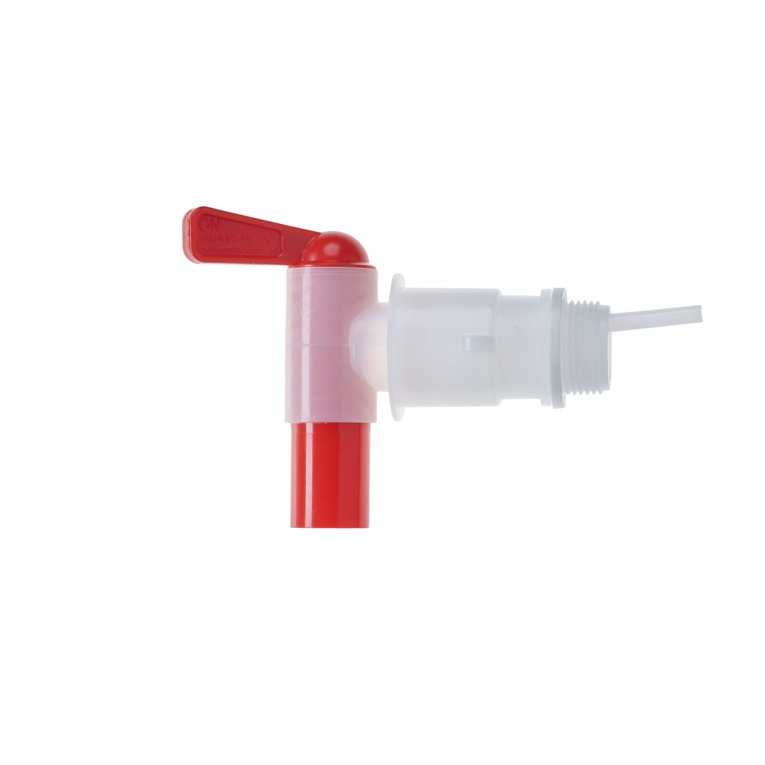 Supplier Of Natural/Red Aeroflow Tap with a 3/4" Thread