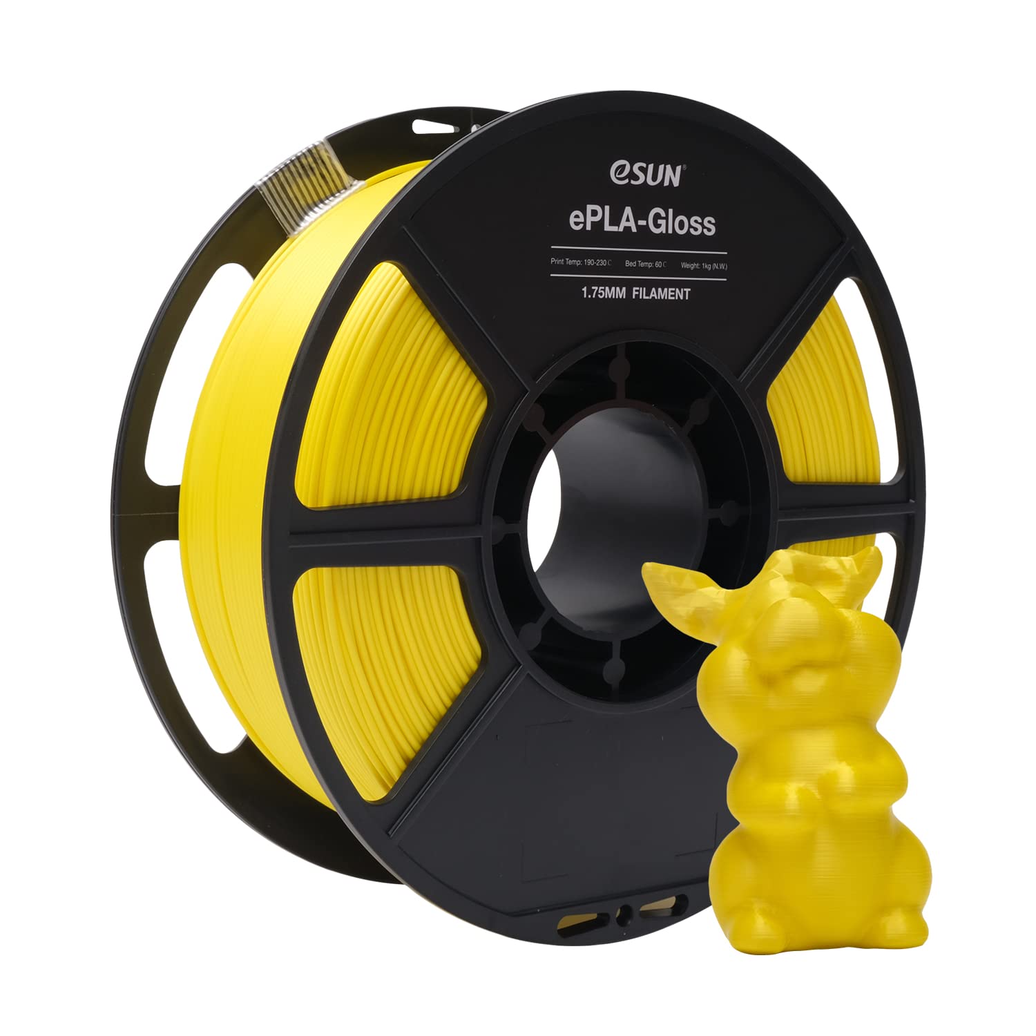eSUN ePLA Gloss Yellow 1.75mm 1Kg 3D Printing filament
