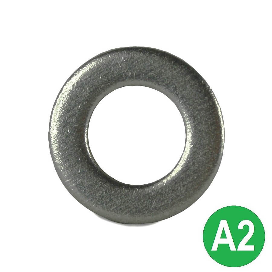 M8 A2 Stainless Form B Flat Washers BS 4320