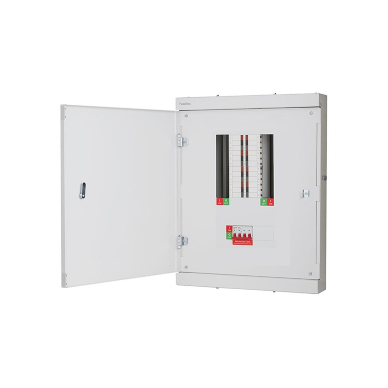 FuseBox 125A TPN 3 Phase Distribution Board 8 Way