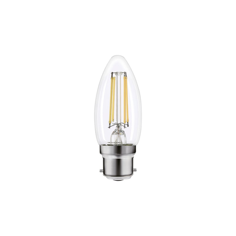 Integral B22 Non Dimmable Omni Filament Candle LED Lamp 4.2W 4000K