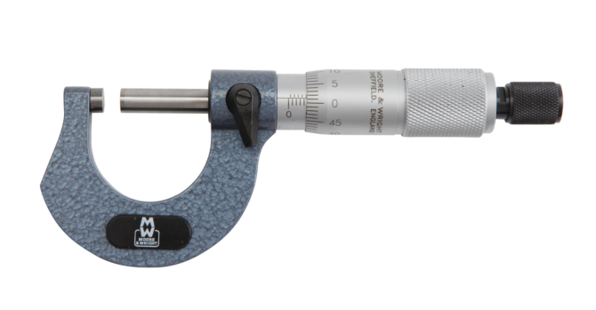 Suppliers Of Moore & Wright Traditional External Micrometer 1965 Series - Imperial For Defence
