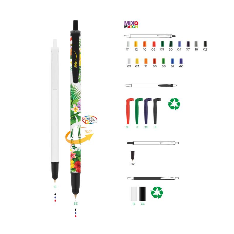 BIC&#174; Clic Stic Stylus Ecolutions&#174; Ballpen Digital