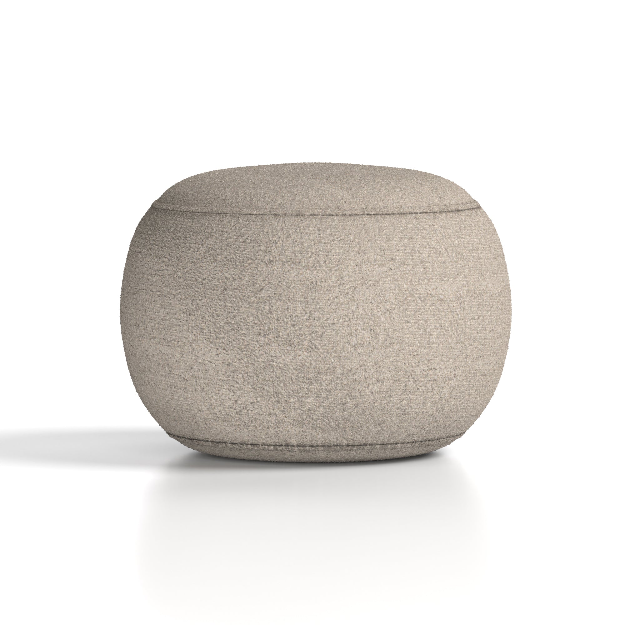 Suppliers Of Phoebe Cream Boucle Fabric Footstool North Yourkshire
