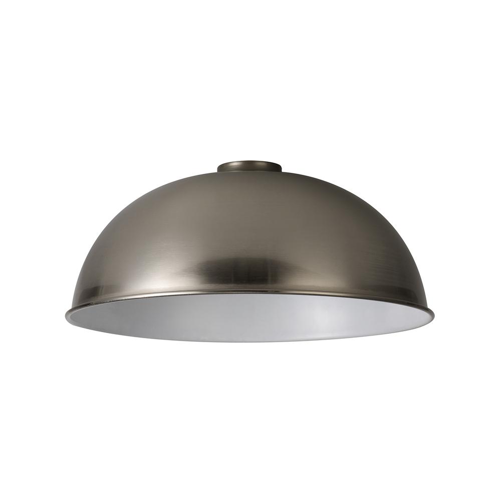 Luxuria Glorelle Dome 35cm Lampshade Brushed Nickel