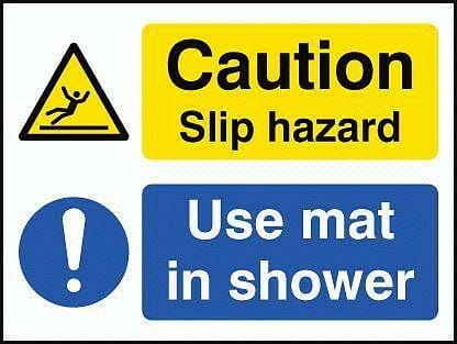 Use mat in shower