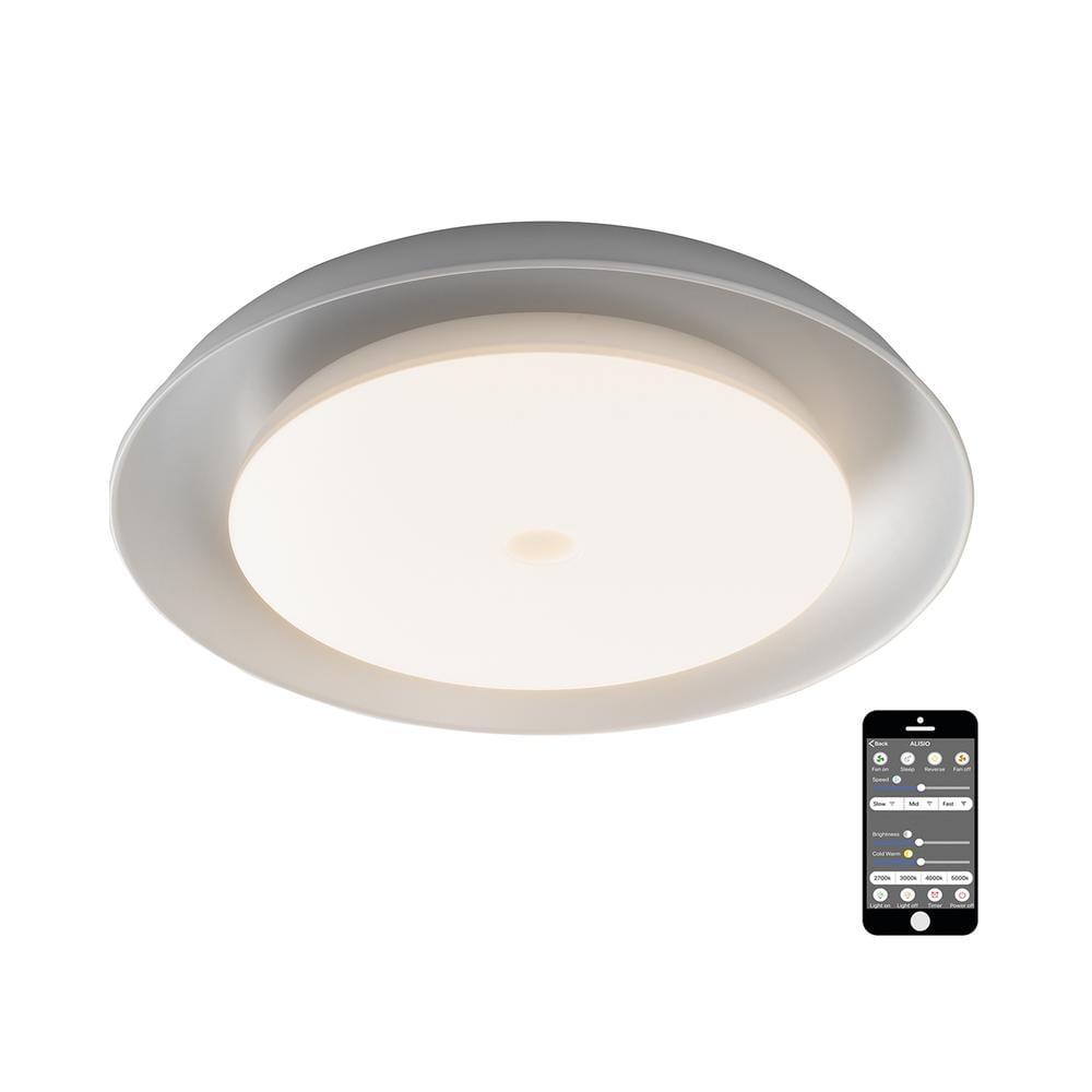 Luxuria Rockefeller 55cm Ceiling 1x36W LED RGB Tuneable White 3000K-6000K 1800lm 10W Speaker Bluetooth/Remote Control/App Control