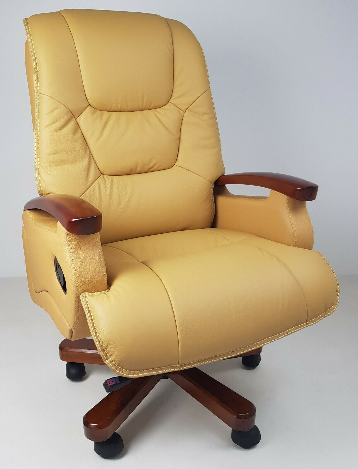 Providers Of Luxury Beige Leather Executive Office Chair - A302