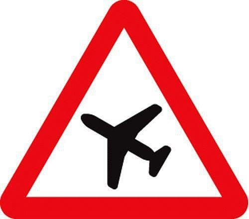 Low flying aircraft ahead class RA1 600mm