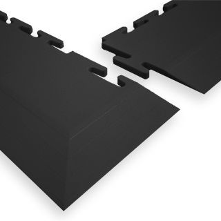 Tile Corner Section - for 7mm Virgin PVC Tiles-Black