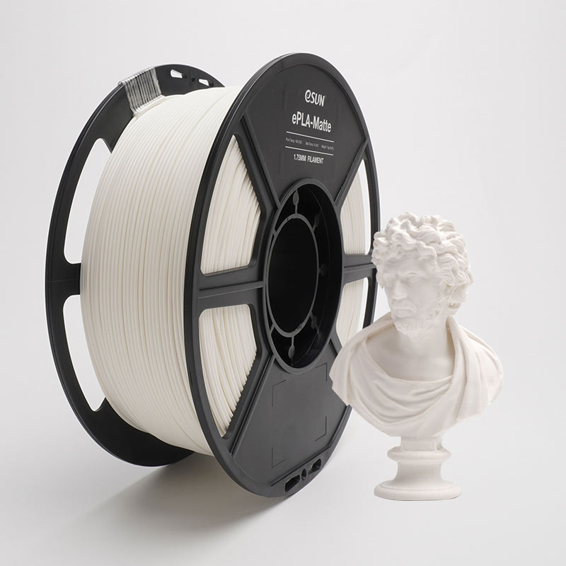 eSUN ePLA Matte Milky White 1.75mm 3D Printing Filament