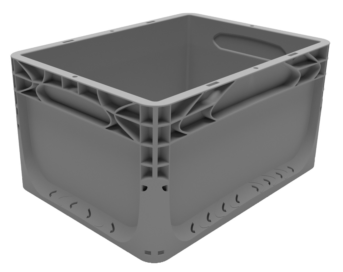 20 Litre Euronorm ECO Grey Stacking Container