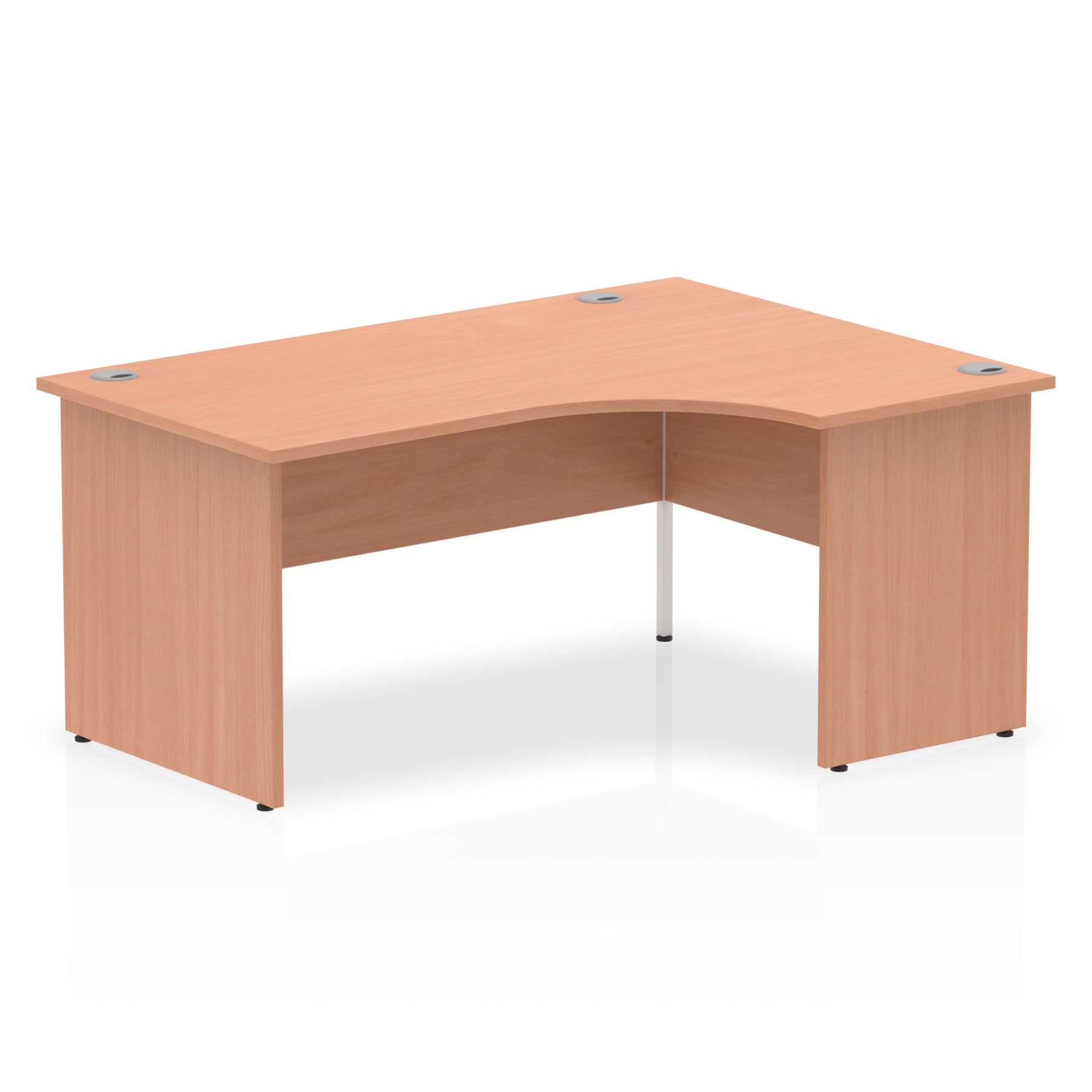 Specialising In Impulse Right Hand Crescent Desk Panel End Leg - 1600mm - Multiple Colour Options UK