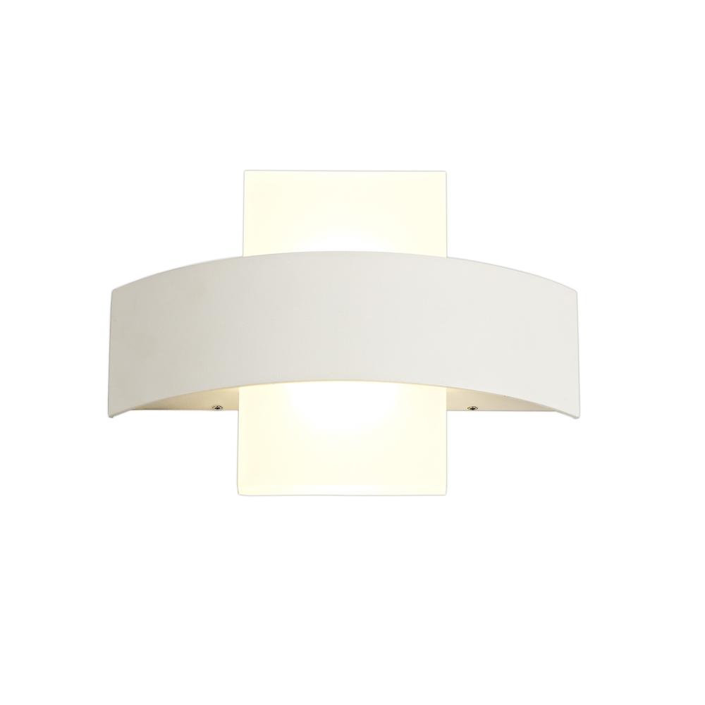 Luxuria Chronik Up & Downward Lighting Wall Light 2x5W LED 3000K 850lm IP54 Sand White