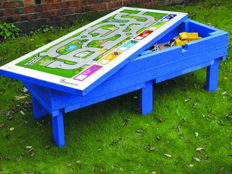 Bespoke Low&#45;Level Sandpit &#8211; Recycled Plastic