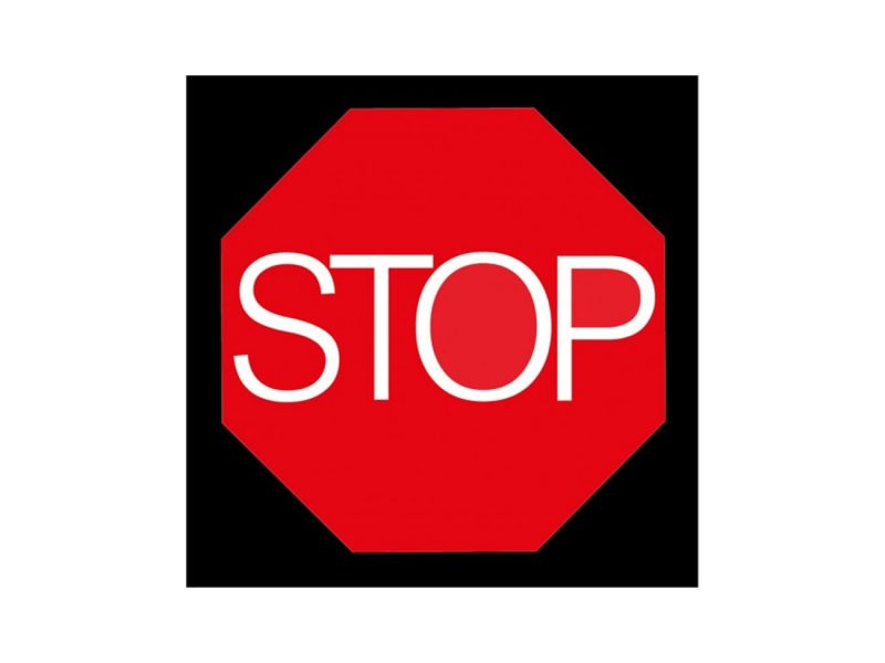 Bespoke Stop Sign
