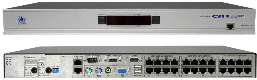 AVX4024IP-IEC-ED AdderView Cat X IP & 3 local Users 24 Computers EX DEMO *SPECIAL OFFER*