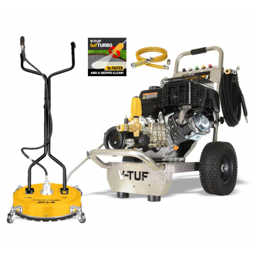 V-TUF TORRENT 3 Industrial 15HP Petrol Pressure Washer - 4000psi, 275Bar, 15L/min - 19&#34; Poly DeckPatio Cleaner In Newcastle Upon Tyne