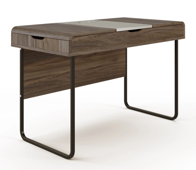 Providers Of Dorset Walnut & Grey Home Office Desk North Yorkshire