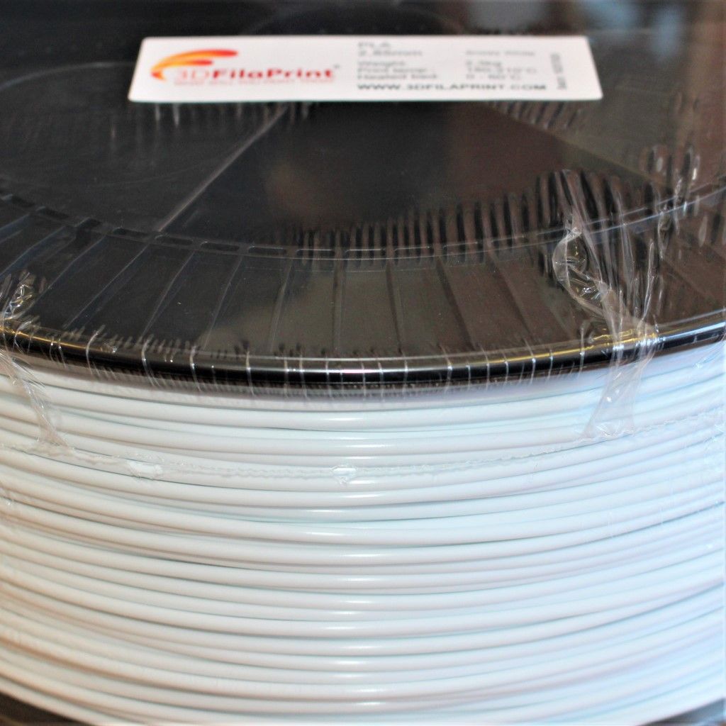 2.3KG 3D FilaPrint Snow White Premium PLA 2.85mm 3D Printer Filament
