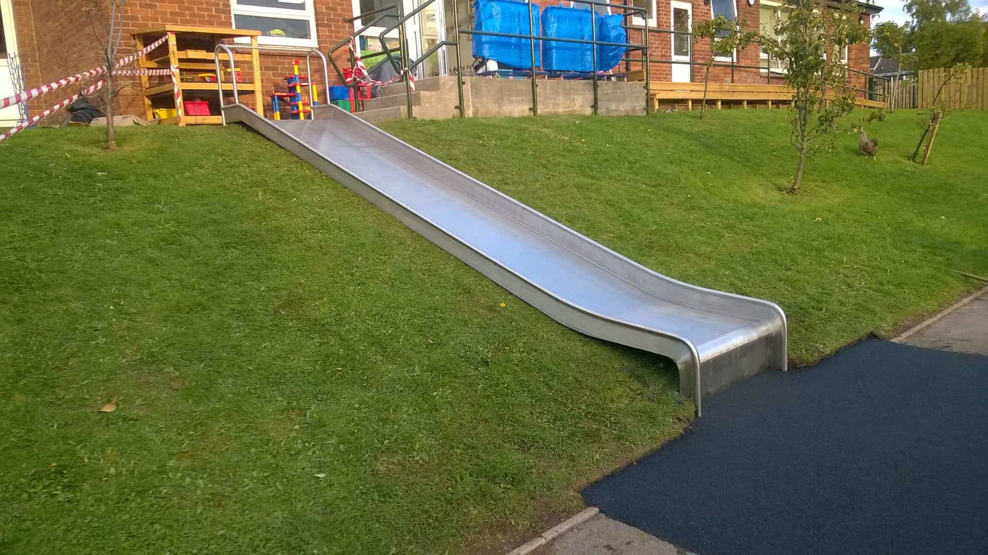 UK Designers Of Powder Coated Metal Playground Slides