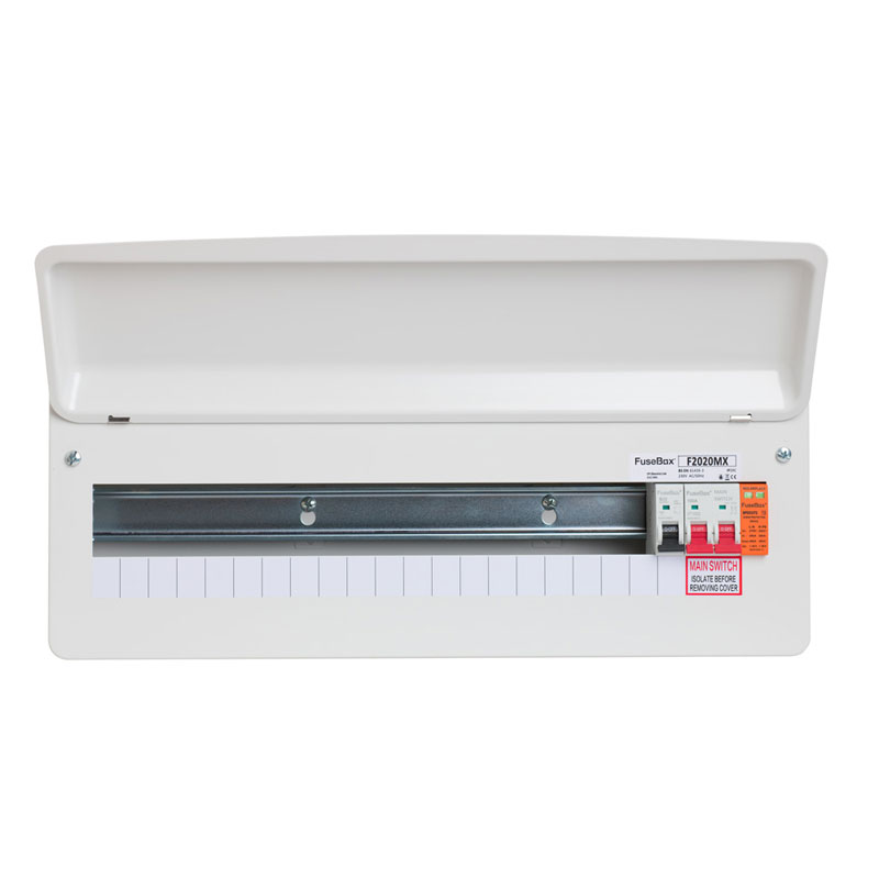 FuseBox Surge Protection Consumer Unit 20 Useable Ways