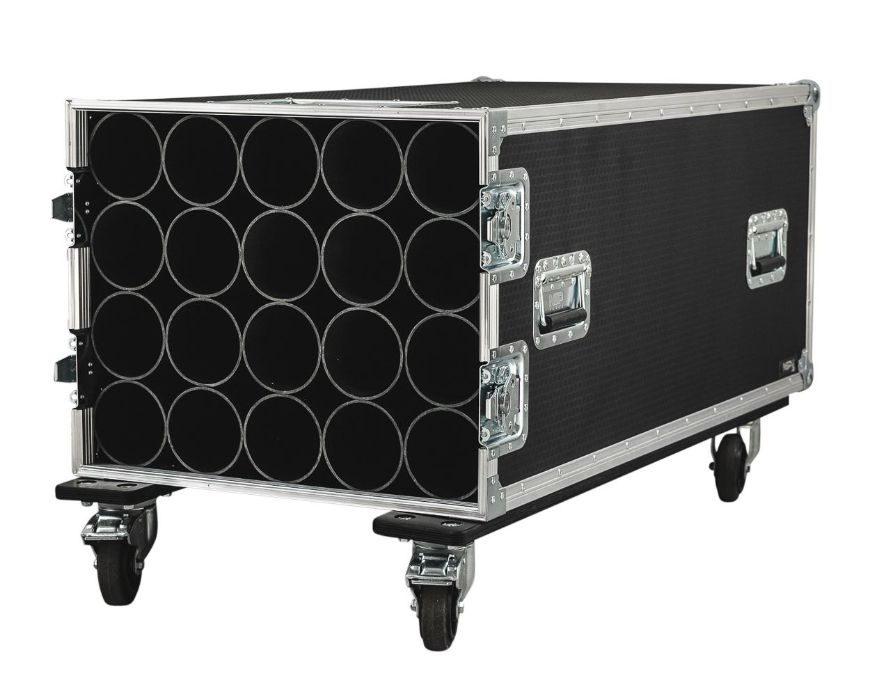 20 Way Microphone Stand Flight Case - 890mm Deep