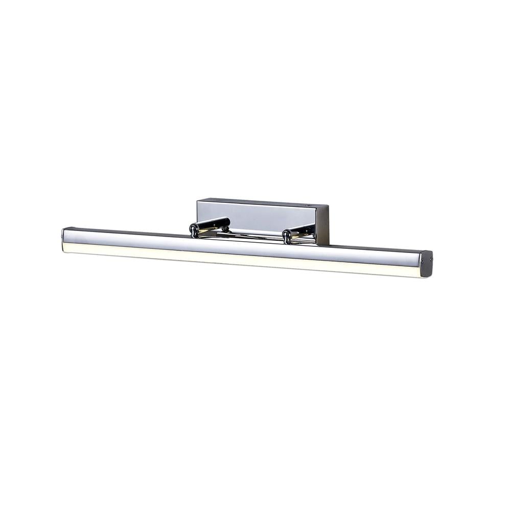 Luxuria Beckett Wall Light Small Adjustable 1x6W LED 4000K 612lm IP44 Polished Chrome