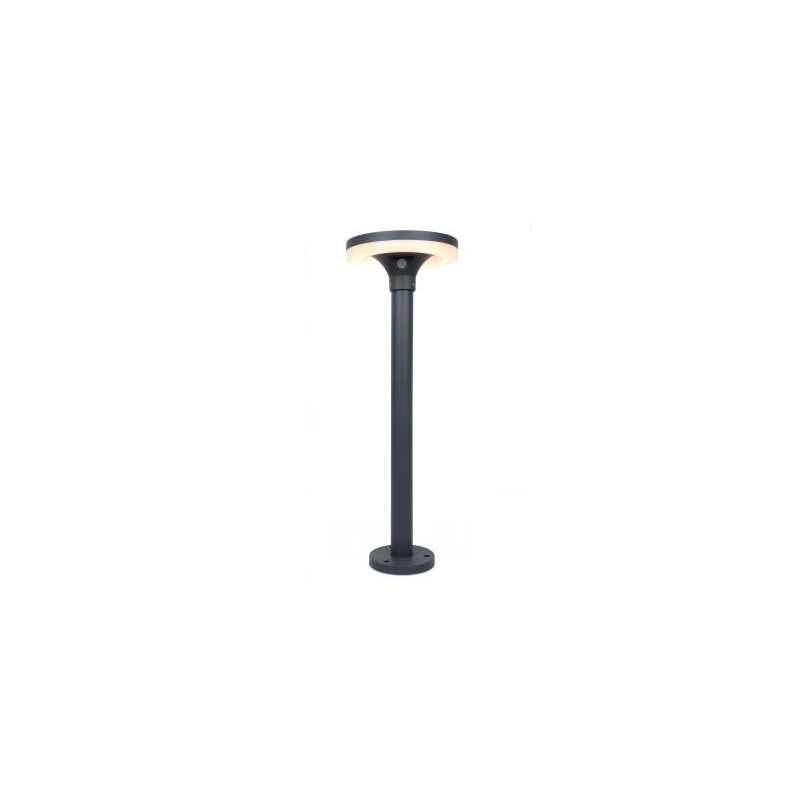 Kosnic Tarkine Solar Aluminium Diecast Tall Bollard 4000K Black