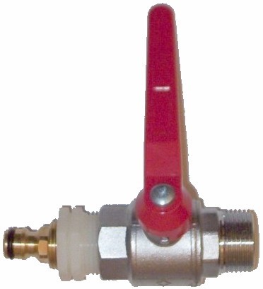 UK Suppliers Of 1&#34; Lever Ball Valve with Brass Nipple For The Fire and Flood Restoration Industry