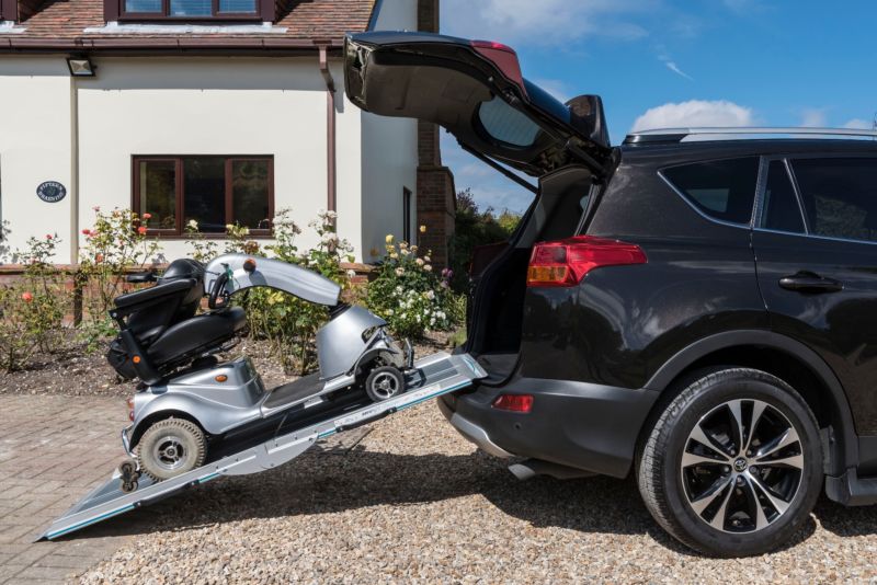 Premium Multi-Fold Wheelchair Ramp for Cars for Public Events