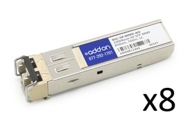 E1MG-SX-OM-8-AO - AddOn - Brocade Transceiver (x8) - 1G SX (AddOn Transceiver Pack)