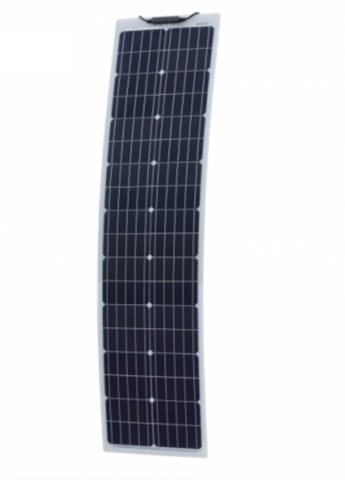 80W Reinforced Narrow Semi-Flexible Solar Panel With A Durable Etfe Coating-Arflxnr-80M