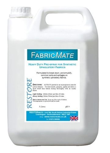 Stockists Of FabricMate (5L) For Professional Cleaners