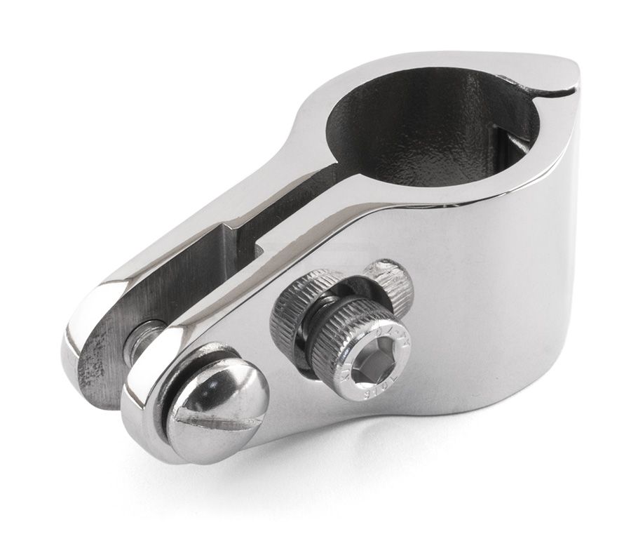 Bimini Hinged Jaw Clamp Slides - 316 / A4 Stainless Steel