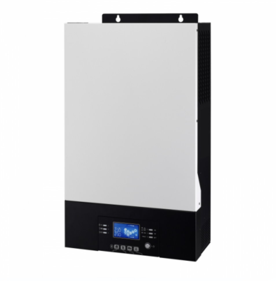iconica 5000w 48v pure sine wave inverter with zero transfer, 4000w solar input, 80a mppt solar controller, 60a mains charger, parallel capability and bluetooth