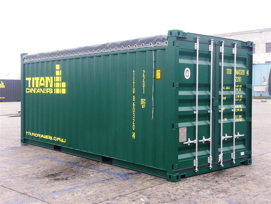 Open-Top Container Hire With Removable Tarpaulin Bradford