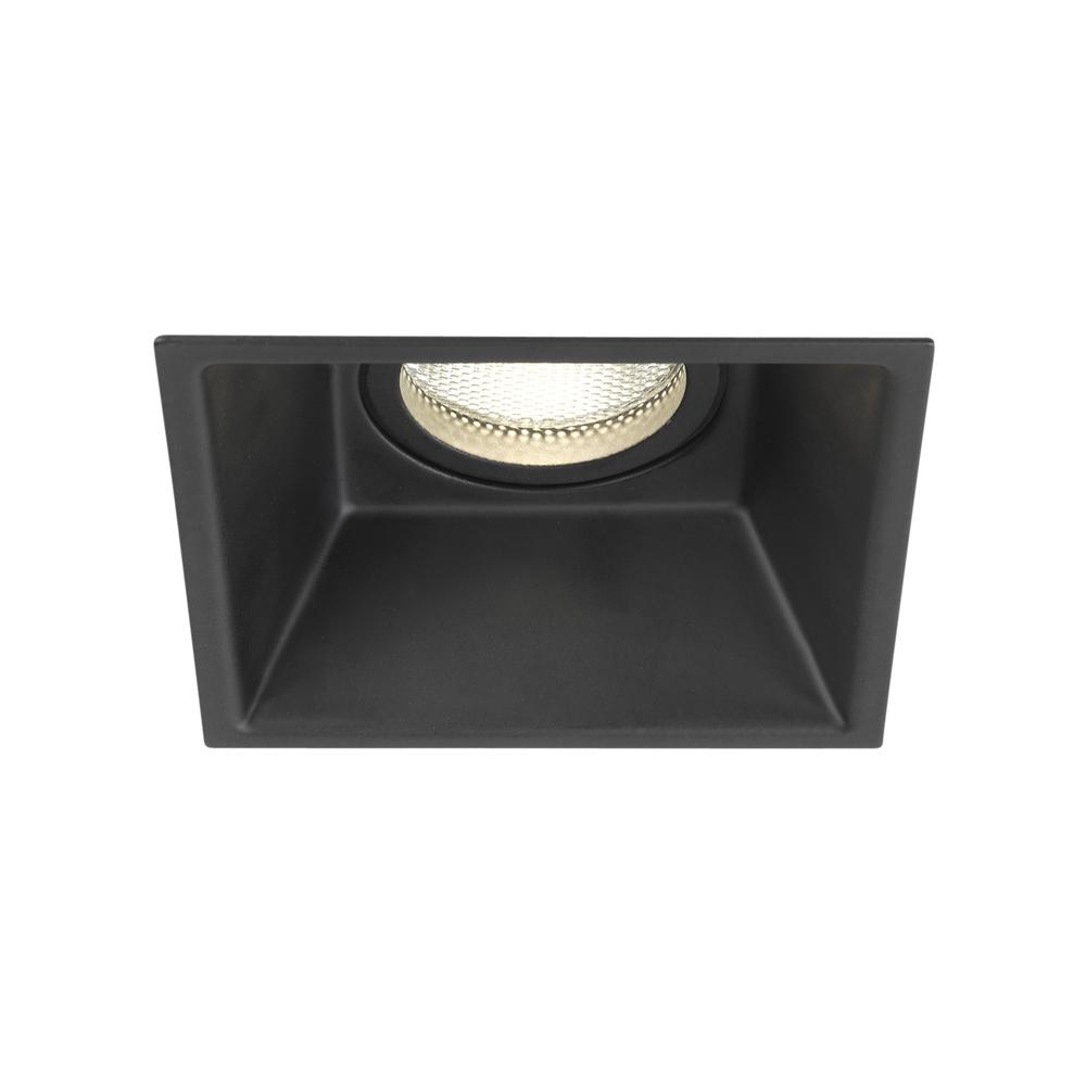 Astro Minima Square Fixed Matt Black GU10 Downlight