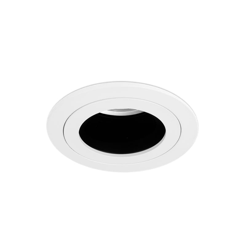 Aurora GU10 Fixed Downlight Black Baffle