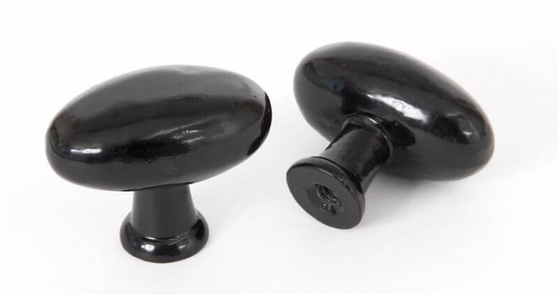 Anvil 83790 Black Oval Cabinet Knob