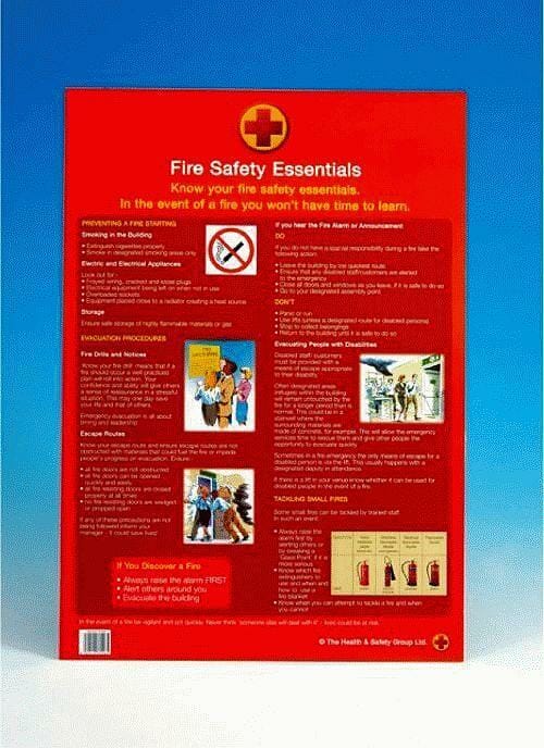 A2 poster  -  Fire Safety Essentials