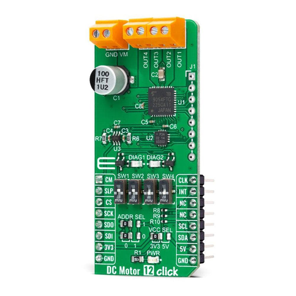 DC Motor 12 Click Board