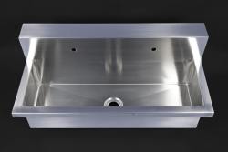 Stainless Steel Wash Troughs For Hand-Washing In Veterinary Settings