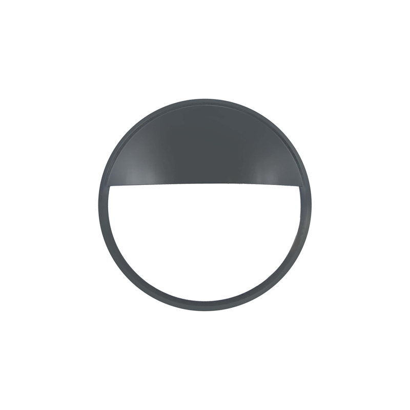 Integral Anthracite Grey Circular Eyelid for Tough Shell Compact Bulkhead