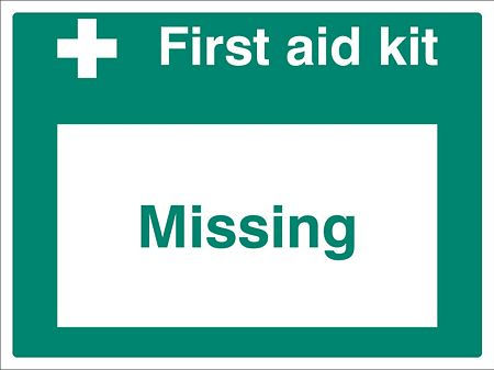 First aid kit missing