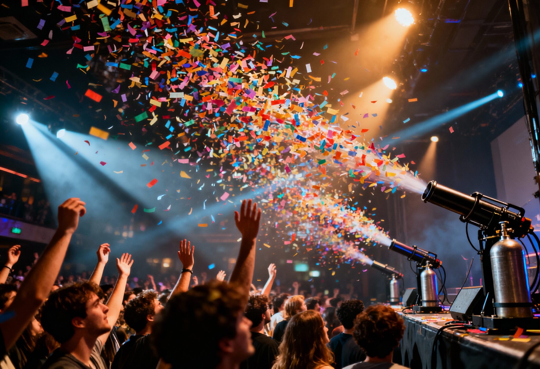 CO2 Gas for Confetti Cannons and Blasters