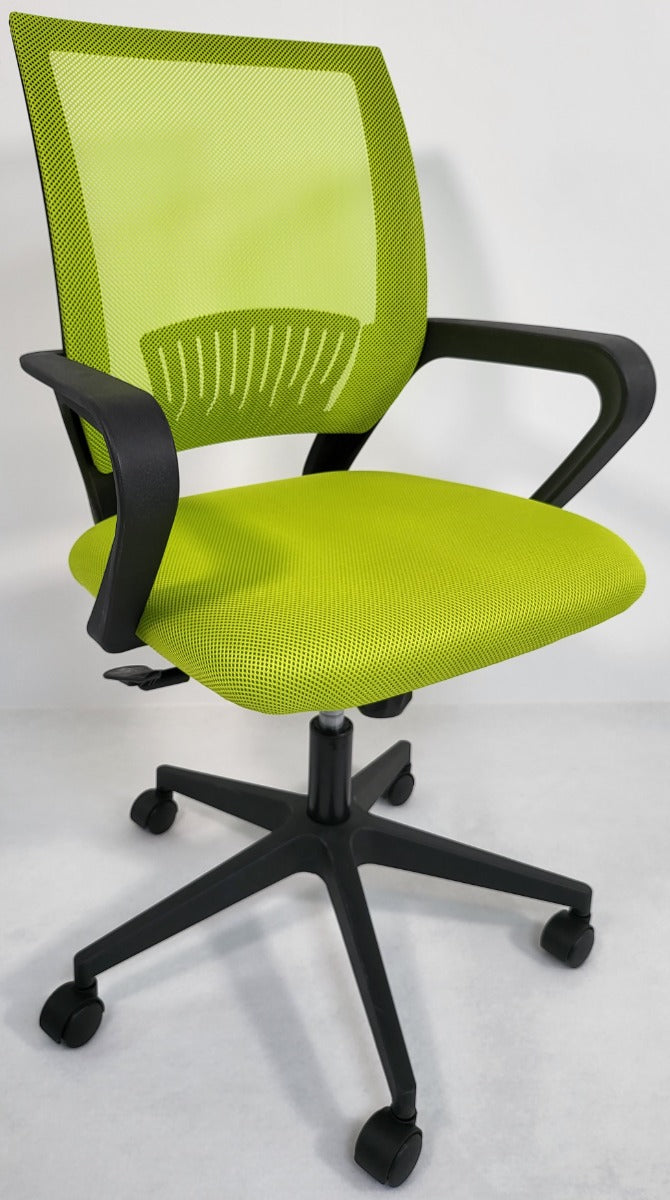 Providers Of Stylish Green Mesh Medium Back Office Chair - FD07 Huddersfield