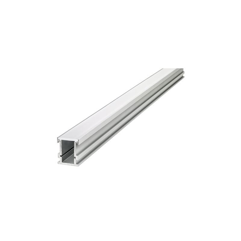 Integral Recessed Frosted Diffuser 21.3x26.1mm Aluminium Profile Rail 2 Metre