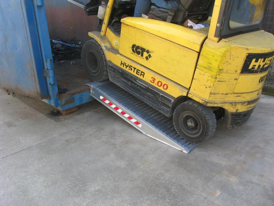 Aluminium Container Ramps (1750mm x 510mm x 7500kg)