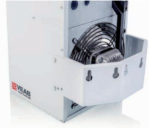 ENV-L 5 Electric fan heater for wall mounting